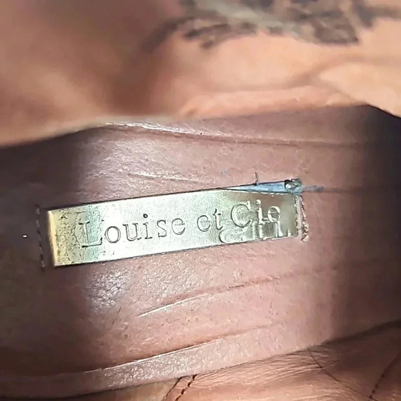 Louis et Cie Women's Black Leather Zip Up Suede Ankle Boot with Buckle Size 8.5 - Picture 13 of 16